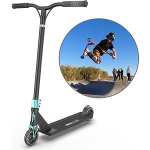 VOKUL K1 Pro Scooters - Stunt Scooter | Trick Scooter - Intermediate and Beginner Freestyle Scooter for Kids 8 Years and UP,Teens and Adults -Quality Kick Pro Scooter for Boys and Girls (Neo-Black)