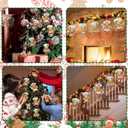 Soaoo 36 Pcs 7.9 Inch Gingerbread Cooking Christmas Outdoor Decorations Large Hanging Christmas Ornaments Double Sided Xmas Plastic Decor for Xmas Tree Office Home Yard Porch Holiday