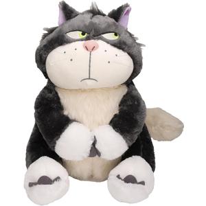 Juju Grumpy Cat Plush (26 in) - Giant Plush Stuffed Cat Plushies - Funny Stuffed Animals Plushie - Black Stuffy - Funny Plushies - Annoyed Stuffies