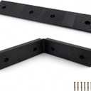 Heavy Duty 2.5 inch Rise Rubber Curb Ramps for Driveway Curb Ramps with M8 Screws for Sidewalks Door Ramps for Thresholds Shed Riding Mower 7000lbs Powersport Loading