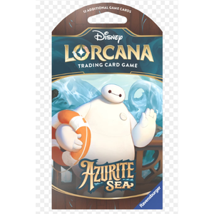 Ravensburger Disney Lorcana TCG: Azurite Sea Assorted Single Booster Pack (12 Cards) | Collectible Trading Cards | Ideal for Disney Fans & TCG Players | Suitable for Ages 8+  | (Pack of 3)