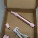 HEBECA Nose Hair Trimmer for Women 3in1 Facial Hair Removal Trimmers- Rechargeable, Waterproof, Portable with Travel Bag- Trims Nose, Ear, Eyebrow, Peach-Fuzz, Lips, Chin Face Hair Remover (Pink)