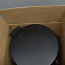 Cesun 1.2 Gallons Small Black Trash Can, Bathroom Garbage Can with Lid and Foot Pedal, Mini Round Wastebasket for Bathroom, Bedroom, Office, 4.5 Liters / 1.2 Gallons, Matte Black