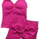 Women Workout Sets Two Piece Set Backless Tank Yoga Tops High Waist Scrunch Seamless Shorts Sport Suit Sportswear XS