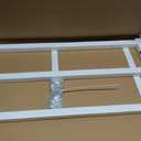 Fixed Window Safety Guard 14x 38 Adjustable Width Prevents Accidental Falls, Non-Egress, Tamper Resistant Screws Included, White, Single Pack