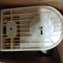 Spaceany Reinforced Retractable Baby Gate or Mesh Dog Gate,Easy to Use for Stairs, Doorways, Hallways, Indoor, Outdoor, Wide Pet Gate 33.5" Tall, Extends to 45" Wide, Cream