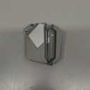 Aulumu A09 Geometric AirPods Pro 2 Case [2nd/1st Generation] with Lock | Protective Cover with Nylon Buckle | Alloy Armour | Compatible with Apple AirPods Pro(2023/2022/2019) - Gray