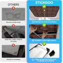 STICKGOO PVC Ceiling Tiles, Antique Copper Decorative Drop Ceiling Tiles 24 x 24in, 12-Pack Panels Cover 48 Sq. Ft