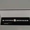 Diaofendi Petite Gold Watches for Women Vintage Bracelet Wrist Watch Luxury Ladies Oval,Fashion Dress Quartz Watch with Tools Include,Waterproof (Silver shell-white)