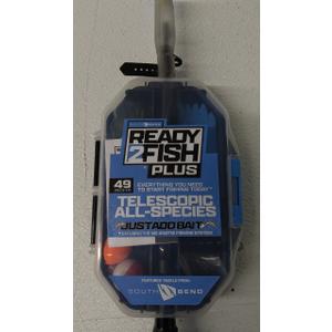 Fishing Rod Set Ready 2 Fish Plus SOUTH BEND 49 Piece Kit