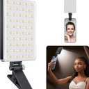 Coolpow Portable Selfie Light84 LEDRechargeable Phone Fill Lights with Clip3 Light ModesPortable Led Clip on Light for iPhone/Tablet/Laptop CRI97+ Perfect for Selfies Makeup TikTok Video Recording