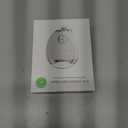 3-in-1 Electric Nail Clipper for Baby & Adults, USB Rechargeable Trimmer with LED Light, Polisher and Storage Container, Adjustable Speeds Nail Clipper for Kids, Seniors & Caregivers (Safe & Quiet) (White)