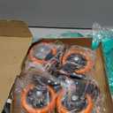 4 inch Stem Caster Wheels 2000lbs, Threaded Stem Casters Set of 4 Heavy Duty,3/8"-16 x 1(Stem Diameter 3/8", Length 1"), Safety Dual Locking Caster, Industrial Castor Wheels for Cart,Furniture