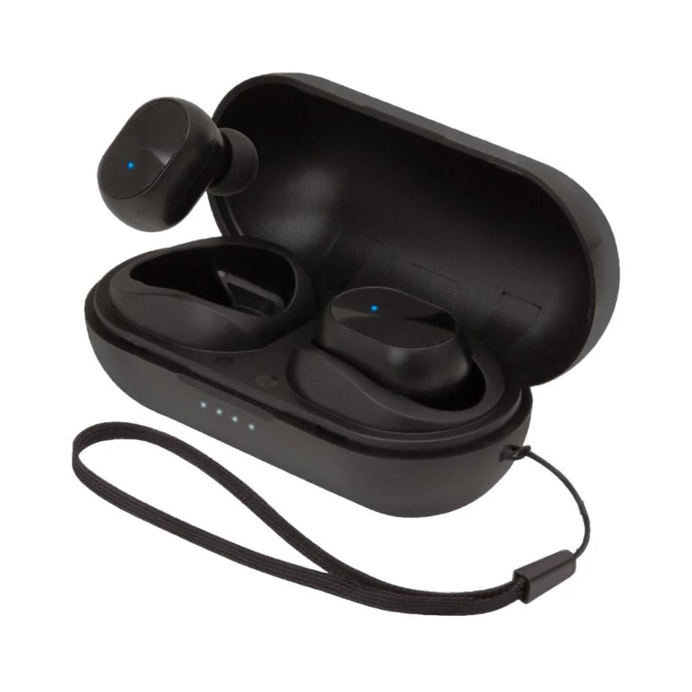 Helix True Wireless Earbuds With Lanyard - Black