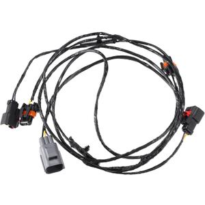 X AUTOHAUX 1 Set Front Fog Light Lamp Wiring Harness for Chrysler 300 2005 2006 2007 2009 2010 No.5059136AB Fog Light Adapter Harness