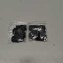 Hammer Toe Straightener for Women & Men - 4 Pack Adjustable Toe Splints for Hammer, Bent & Curled Toes - Soft & Breathable Toe Corrector & Protectors for Walking, Running & Rest Black