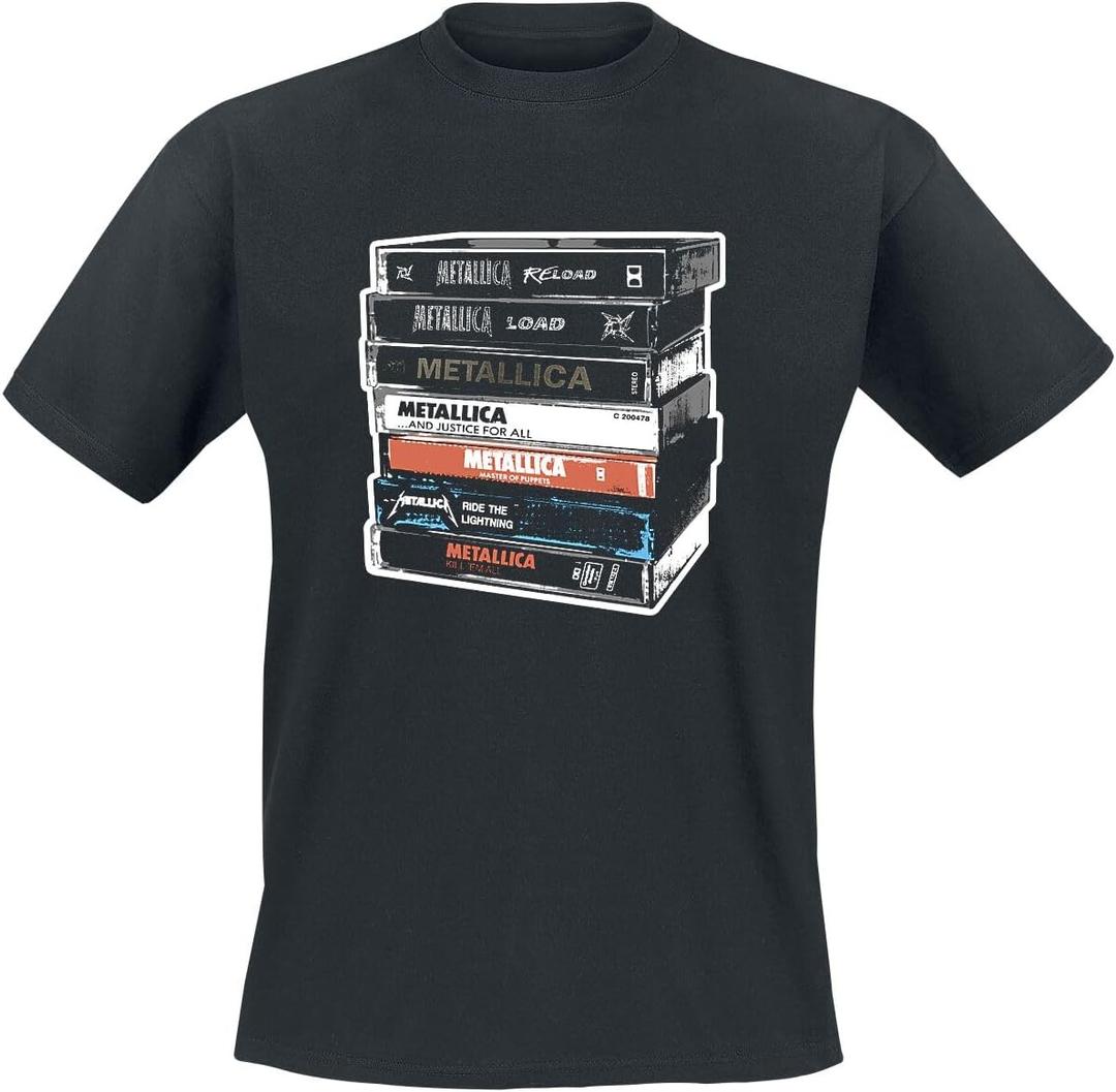 Metallica 'Cassette' (Black) T-Shirt (XX-Large)