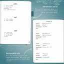 Legend Planner Address Book with Alphabetical Tabs  Mini Telephone Contacts Book for Phone Numbers, Addresses, Passwords, Small (Dark Teal) (Pocket (4.3x5.7))