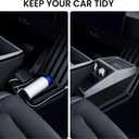 Center Console Storage Organizer Compatible with Tesla Cybertruck 2024+, Under-Screen Tray with Cup Holder, Fits Bottles, Wallet, Glasses, Phone, Charging Cables Accessory Holder