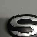 1Pc 1971 1972 Chevelle El Camino Super Sport SS Rear Bumper Emblem Letters with Hardware Replacement for SS (Silver Black)