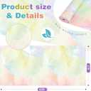 Breling Pastel Tie Dye Non Woven Fabric Bulletin Board Rolls, 24inchx60ft, 24" x 3.9"