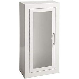 1013F10 | Surface-Mount Fire Extinguisher Cabinet | Made in USA | Holds 2.510 lb Extinguishers | Steel | Full Glass Door