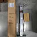 2,500 Lbs Heavy Duty Trailer Jack, Fixed Mount Jack w/Drop Leg, Silver