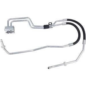 Oil Cooler Line Hose Assembly Inlet & Outlet Compatible with for Cadillac Escalade Compatible with for Chevrolet Avalanche Silverado Compatible with for GMC Sierra Yukon XL Replace Part 20828695