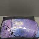 Datura home Kids Sleeping Bag for Boys, Light color Purple Star-Lightweight Warm Outdoor Indoor-Waterproof Cold Weather Resistant Sleeping Bag for Camping Hiking(Star 32"*90")