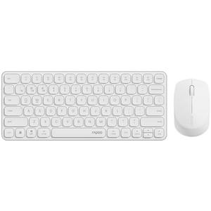 Rapoo 9010M Multi-Device Keyboard and Mouse Combo, 2.4GHz/Bluetooth 5.0/4.0 Wireless Keyboard & Mouse Set for Windows/Mac/Linux/Chrome, Support 4 Devices, Low-Profile Silent Click, Battery Powered