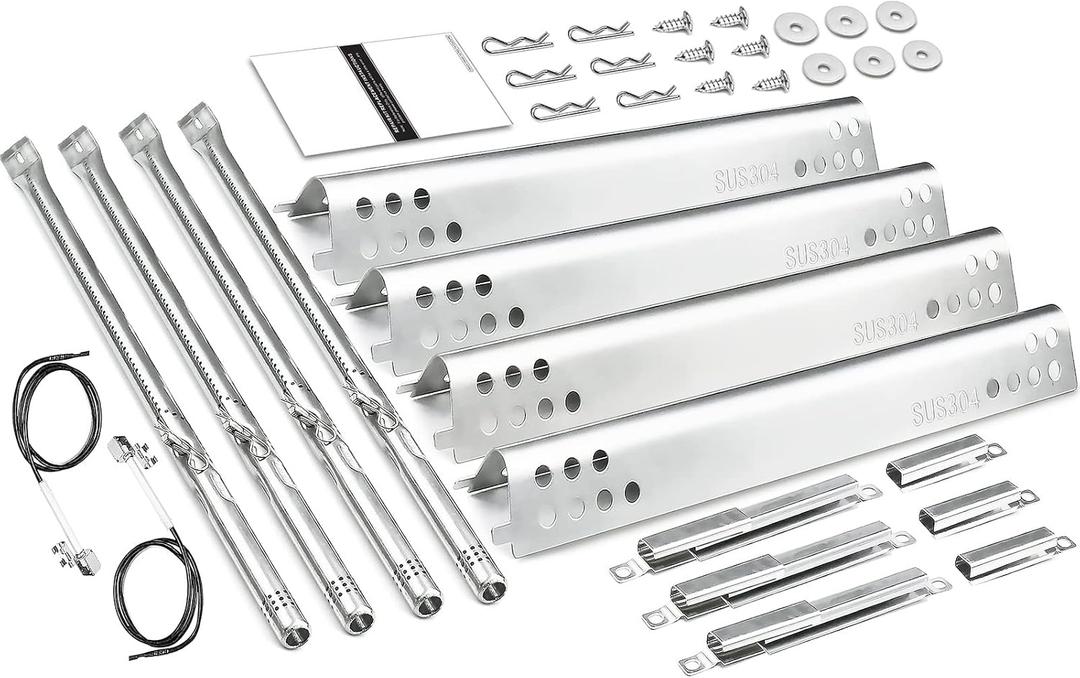 Grill Replacement Parts for Charbroil Performance 463342119, 463335517, 463347017, 463332718, 304 Stainless Steel Grill Parts for Char-Broil 463342118, 463376017, 463332718, 16 15/16" Heat Plate