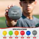 ZELUS Weighted Baseball Set with Seams for Hitting Pitching, Plyometric Baseballs with Carry Bag, Variable Weighted Balls for All Skill Levels