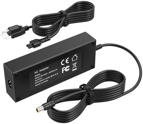 24V 180W for Jackery 1000 880 Power Station Charger Power Cord Adapter Supply Cable for Jackery Explorer 1000 880 E1000 E880 1002Wh 880Wh 3x1000W Solar Generator Portable Power Station Charging Plug