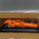 BLACK+DECKER Cordless Leaf Blower with Battery and Charger 20V MAX, Electric Leaf Blower 130 mph Air Speed, Lightweight Design (LSW221)