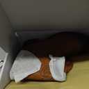 Rollda Cowgirl Boots Cowboy Boots for Women Square Toe Mid Calf Western Boots Ladies Fashion Boots with Chunky Heel (7.5, Brown)