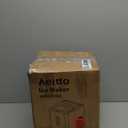 Aeitto Ice Makers Countertop, 9 Ice Cubes Release in 6 Mins, 26Lbs/24H, 2 Sizes of Bullet Ice Machine,Self-Cleaning Portable Ice Maker with Ice Scoop and Basket for Home Kitchen Office RV Bar, Black