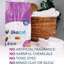 kocat Less Mess Low Tracking Wood Clumping Cat Litter Mini- Pellets, Unscented, 14.8 pounds - Natural Ingredients, Stops Odor, Clumps Solid, 99% Dust Free, Great for Long-Hair Breeds, All Cats