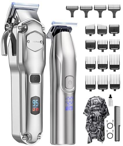 Jack & Rose Clippers and Trimmers Set, Cordless Hair Clippers for Men, Barber Clippers Set