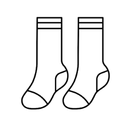 Dodogogo White Socks 1Pair