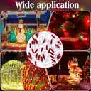 8 x Mudder 80 Count Christmas Replacement Mini Light Bulbs with Base Christmas Tree Incandescent Wire String Lights Replacement Bulbs for Xmas Indoor Outdoor Decor(Red and Warm White,2.5Vx0.17A)