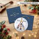 8 x Guitar Ornament for Christmas Tree 2025 - Unique Rock Guitar Player Gifts for Music Decorations, Ceramic Guitars Ornaments for Christmas Tree Decorations, Xmas Music Lovers Gifts for Men Women Bestie