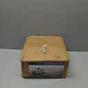 Flush Mount Outdoor Ceiling Light Fixture, 4 Light Exterior Porch Ceiling Lights with Clear Glass, Black Farmhouse Lighting for Indoor Hallway Kitchen Stairway (E12 Base)