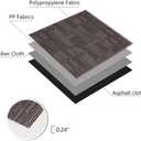 18 PCS Commercial Carpet Tiles 24"x24" (72 Sq Ft) Heavy Duty Carpet Squares with Non-Slip Backing, Modular Floor Tiles for Office, Basement, Home (Brown)