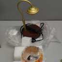 Red Glowing Candle Warmer Lamp with Timer - Adjustable Height & 4 Dimming Levels, Festive Fall Decor for Home, Kitchen, Office | Holiday Gifts for Women