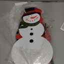 YEAHOME Outdoor Christmas Decorations, 3 Metal Snowman Santa Claus Deer Decorative Garden Stakes for Christmas Outdoor Yard, Xmas Signs for Home Outside Yard Lawn Porch Pathway Xmas Decor (Yhmd-488)