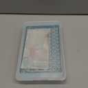 WIBIMEN Mini Ice Cube Trays, 0.55” Tiny Pebble Ice for Iced Coffee & Cocktails, Fast Chill, Easy Twist Release, Stackable with Lid & Storage Bin (2 Pack, Blue)