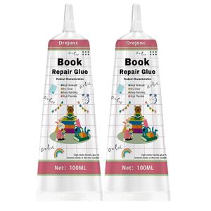 Book Glue, Book Binding Glue, Book Repair Glue with Precision Tip