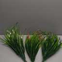 Melorca&Guilla Artificial Plants Outdoor 3PCS 23 Fake Tall Grass,Faux Grass Plant,Artificial Greenery Shrubs Bushes for Garden Porch Window Box Shop Office Home Dcor (Calla Lily+grass)