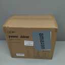 Qcen Juicer Machine, 800W Centrifugal Juicer Extractor with Wide Mouth 3 Feed Chute for Fruit Vegetable, Easy to Clean, Stainless Steel, BPA-free (Black)