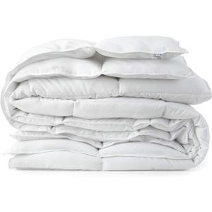 Chezmoi Collection Light Warmth White Down Alternative Comforter Duvet Insert, Corner Tabs, King Size